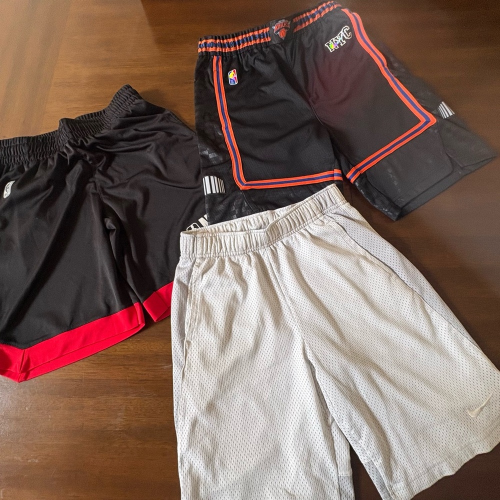 3 Nike youth Mesh Athletic Shorts